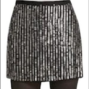 Theory sequin mini skirt